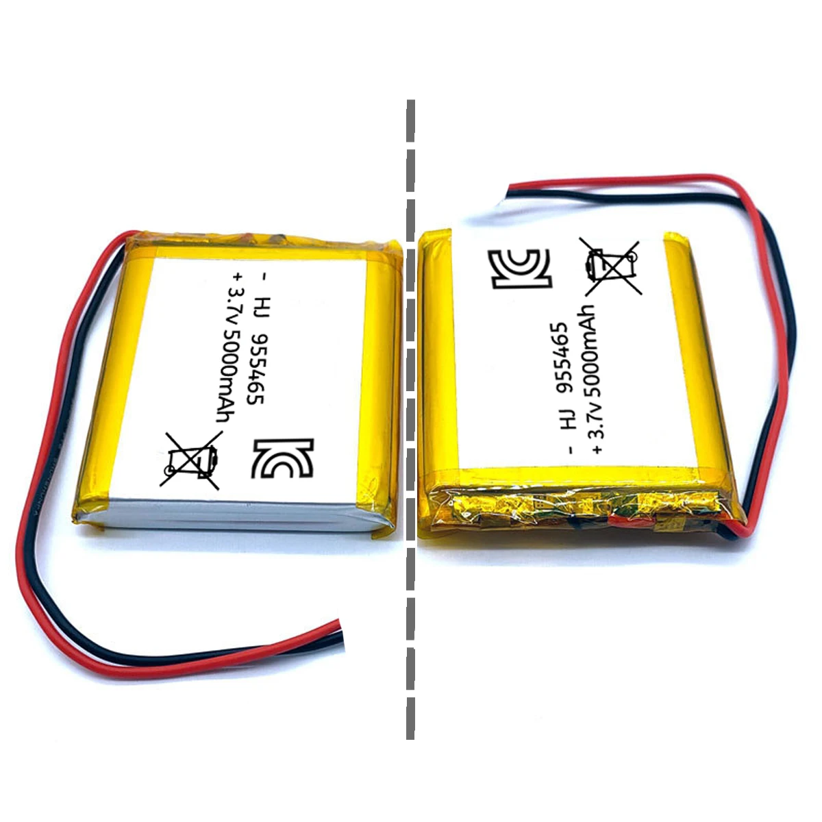 3.7V 955465 955565 battery 5000mAh Polymer Lithium Rechargeable Battery XH2.54 PH 2.0 2pin plug for Power Bank Pocket WiFi