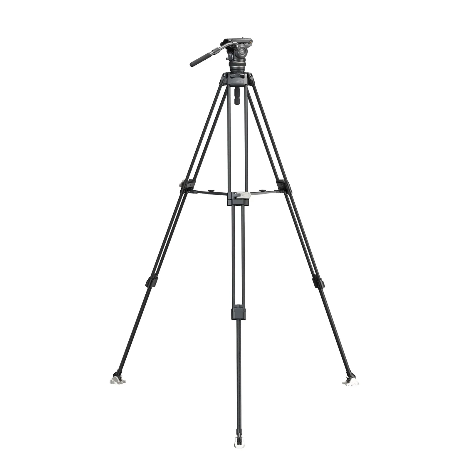 SMALLRIG Heavy-Duty Carbon Fiber Tripod Kit AD-120 58-197cm Height Compatible for DJI RS Series Gimbal Professional Stabilizer
