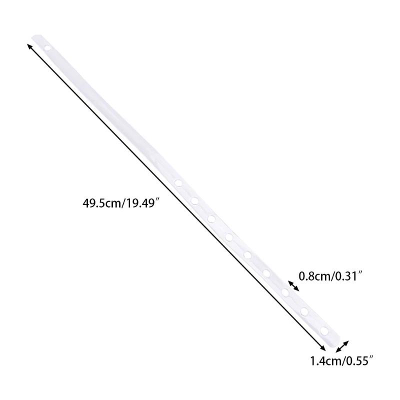 Strisce connettori per display trasparenti da 5 pezzi Display stabile per appendiabiti