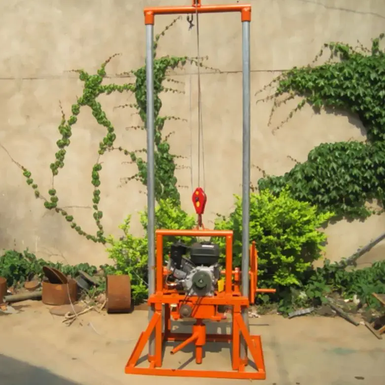 

Customized Lightweight 80m Water Well Drilling Rig Portable Petrol Diesel Mini Driller Hot Selling