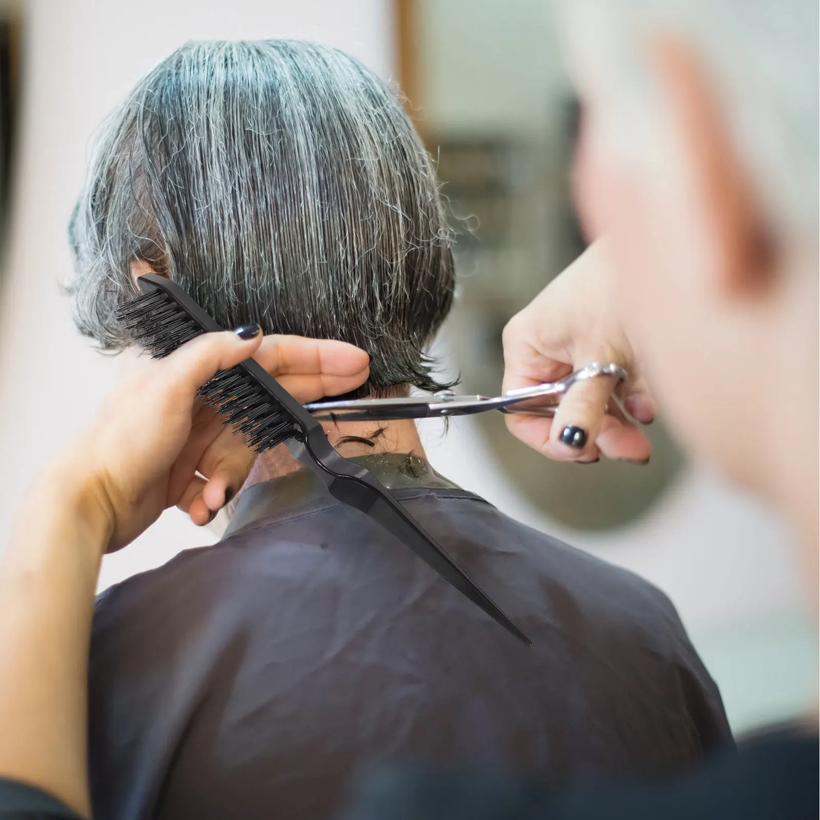 

6Pcs Hair Teasing Brush Three Row Comb for Hair Volume Styling Lightweight Comfortable Salon Use Teasing Brush for Women