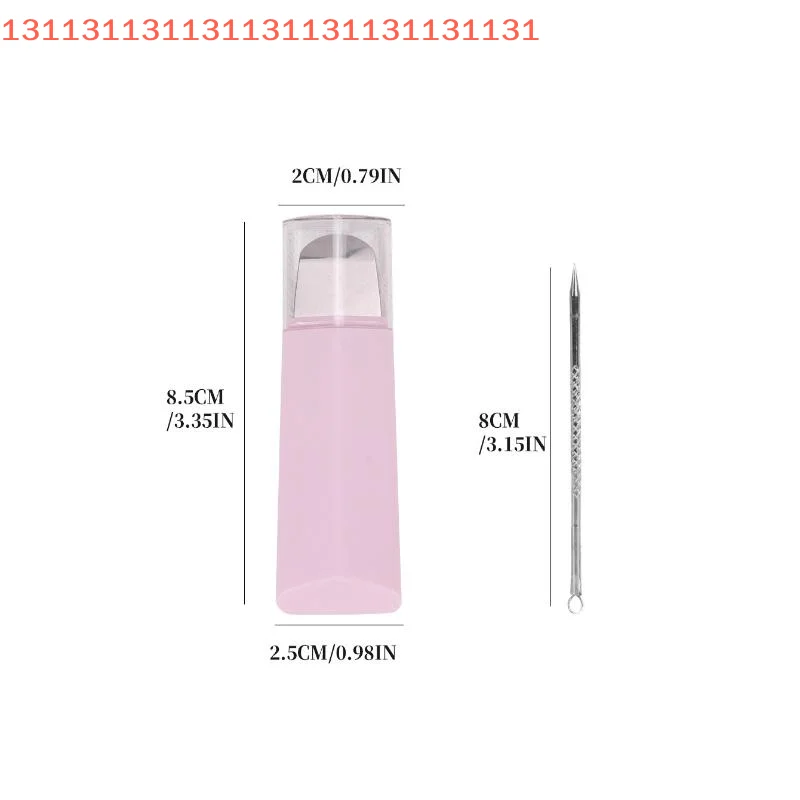 2 個の顔の毛穴クリーナースキンケアセット、より深いクレンジングのための黒ずみ除去スキンスクラバースパチュラセット、ニキビ針ツール