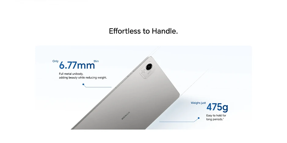 HONOR Pad X9a,EU Version Android Wifi Tablet,11.5" 120Hz 2.5K Honor Fullview Display,6Gb+128Gb,Slim Metal Body