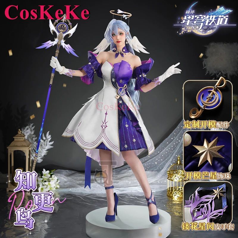 

CosKeKe Robin Косплей Игра Honkai: Star Rail Костюм Полный комплект Элегантное милое торжественное платье Хэллоуин Вечеринка Ролевая игра Одежда S-XL
