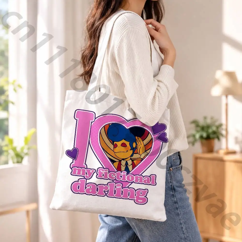 W-Wally Darling W-Welcome  Female Printed Versatile Student Portable Office Handbag Bento Bag Handbag Sail Bag