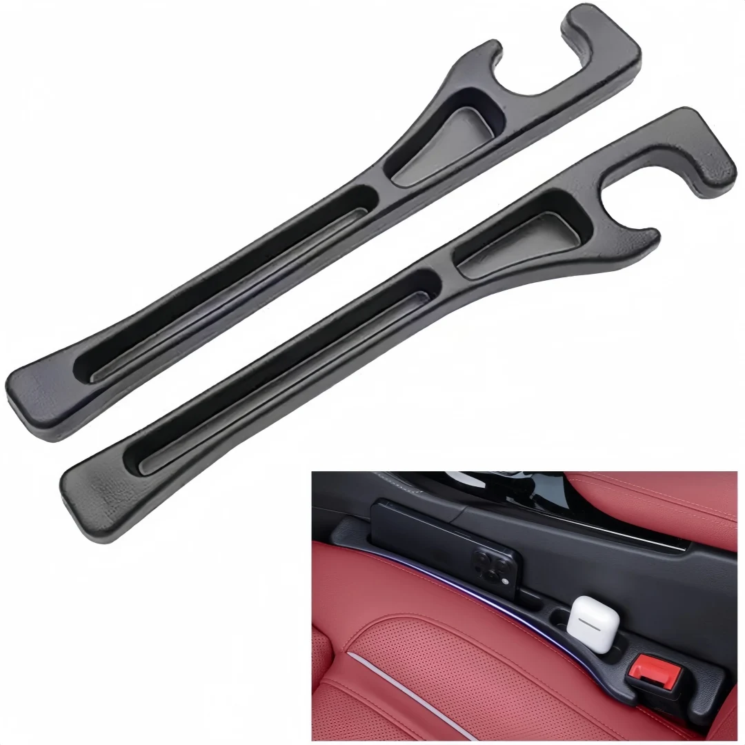 

1 пара универсальных органайзеров для заполнения зазоров в автомобильном сиденье, герметичный автомобильный зазор в сиденье, полоса для хранения, аксессуары для интерьера автомобиля