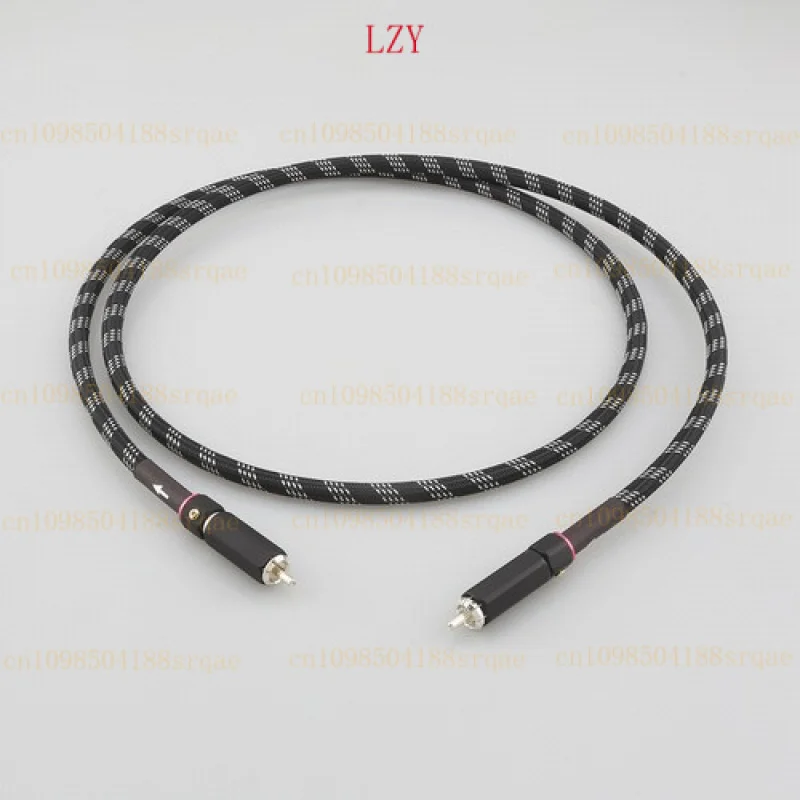 

75 Ohm HiFi RCA Cable Silver Plated Audio HD Digital Coaxial Interconnect Cord