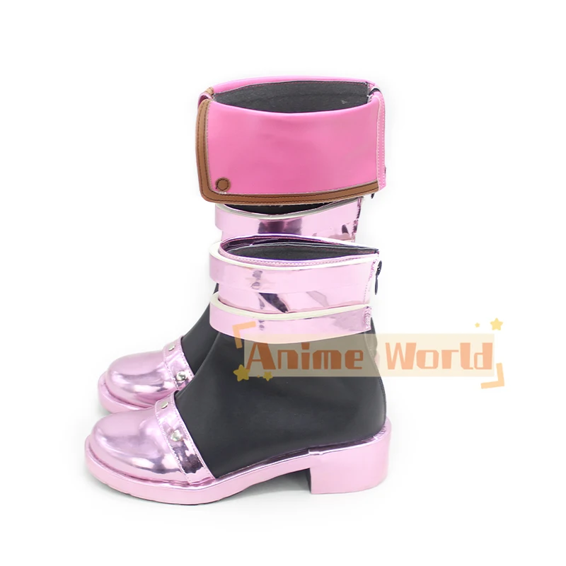 Umamusume Pretty Derby Narita Brian Cosplay Shoes Boots Narita Brian Cosplay Brown Black Long Ponytail  Hair For Halloween Party