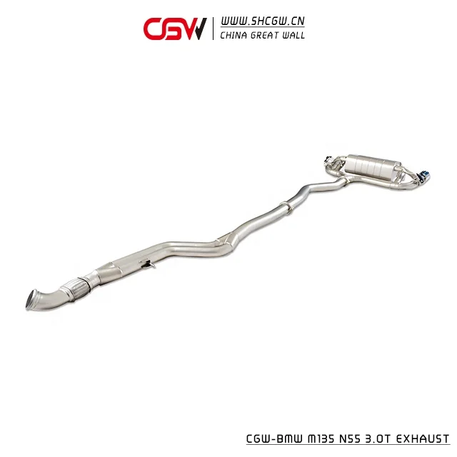 Trustable Quality Sound Stainless Steel Exhaust Pipe Muffler for M135i N55 3.0T MY 2012-2016 Catback