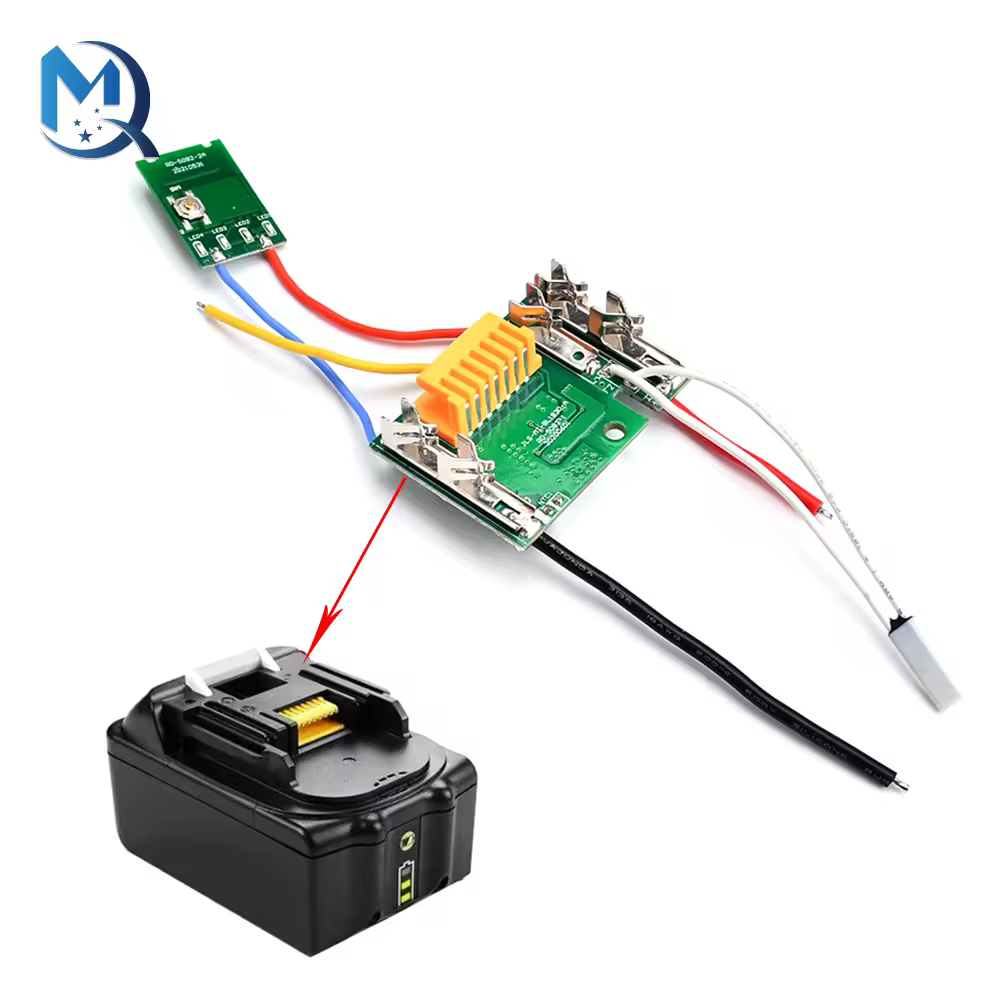 Плата защиты от разряда литиевой батареи Makita BL1830/1850/1860 18 В, печатная плата, модуль Li-Ion с индикатором уровня заряда батареи.