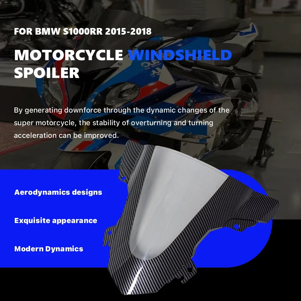 

Motorcycle Accessories Windshield Deflector Suitable For BMW S1000RR S 1000RR 2015 2016 2017 2018