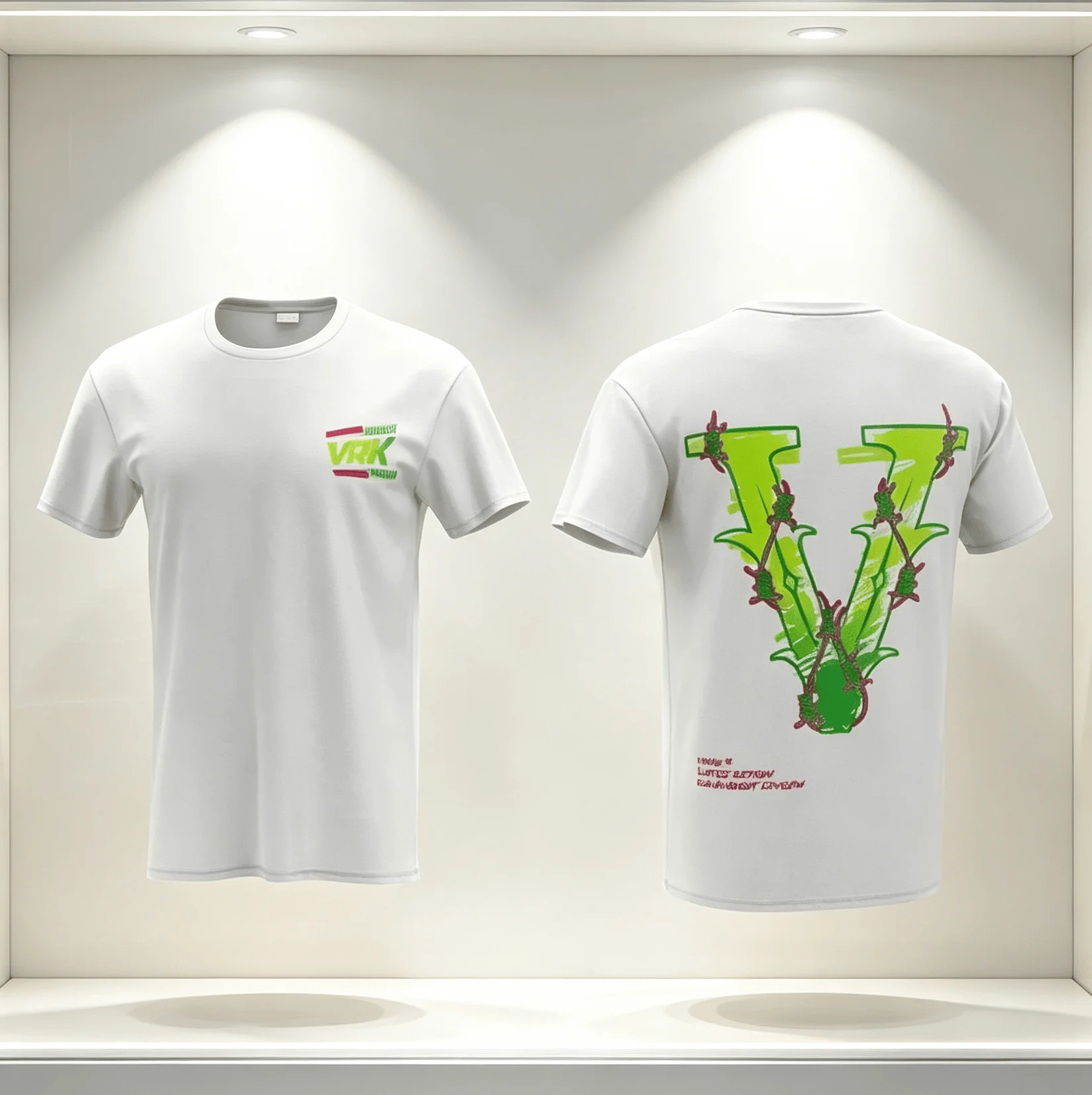 VRK American Street Style Fashion Trend Hip-hop Round Neck Short Sleeved T-shirt 3D Printed Quick Drying Men's Family Kids Tees