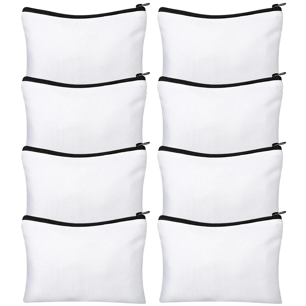 8-sets sublimatiezakje blanco make-uptas reisritszakjes tassen warmteoverdracht etui
