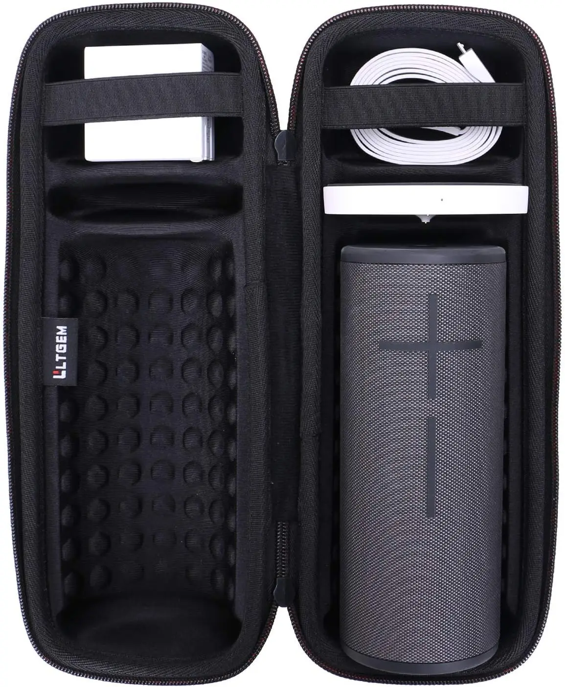 

LTGEM Case Compatible with Ultimate Ears Boom 4/3 Portable Waterproof Speaker and Charger Dock, Black