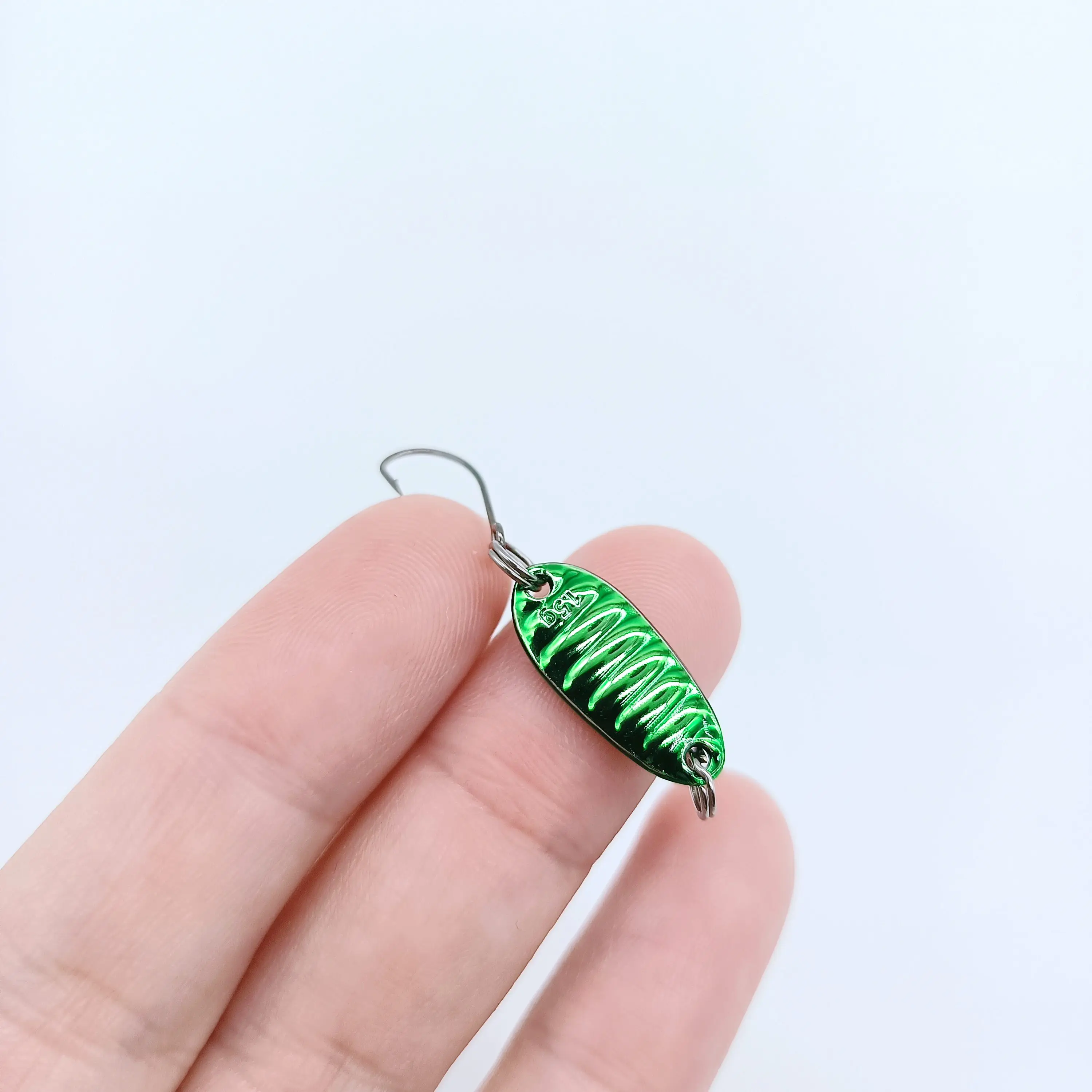 DUODUOYU 1PCS Mini Jigging Angeln Lockt 1,5g/2,5g/3,5g/5g Metall Jig Löffel Köder mit Einzel Haken Künstliche Köder Angelgerät – Detail 11