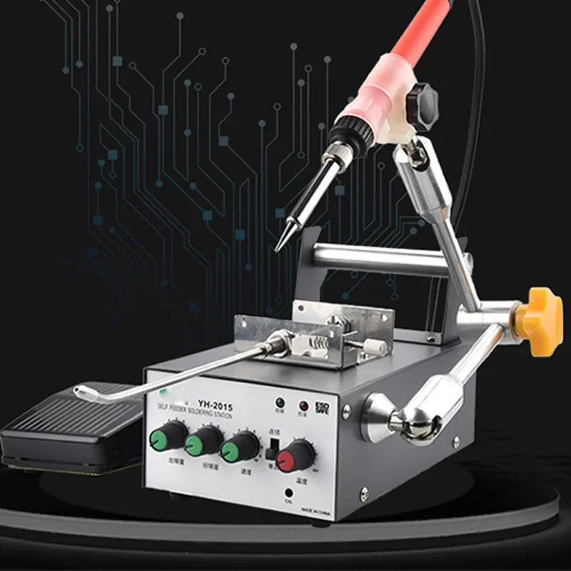 YH2015 Automatic Soldering Machine High-power Foot-operated Tin Soldering Iron 375c Tin Constant Temperature Soldering Station