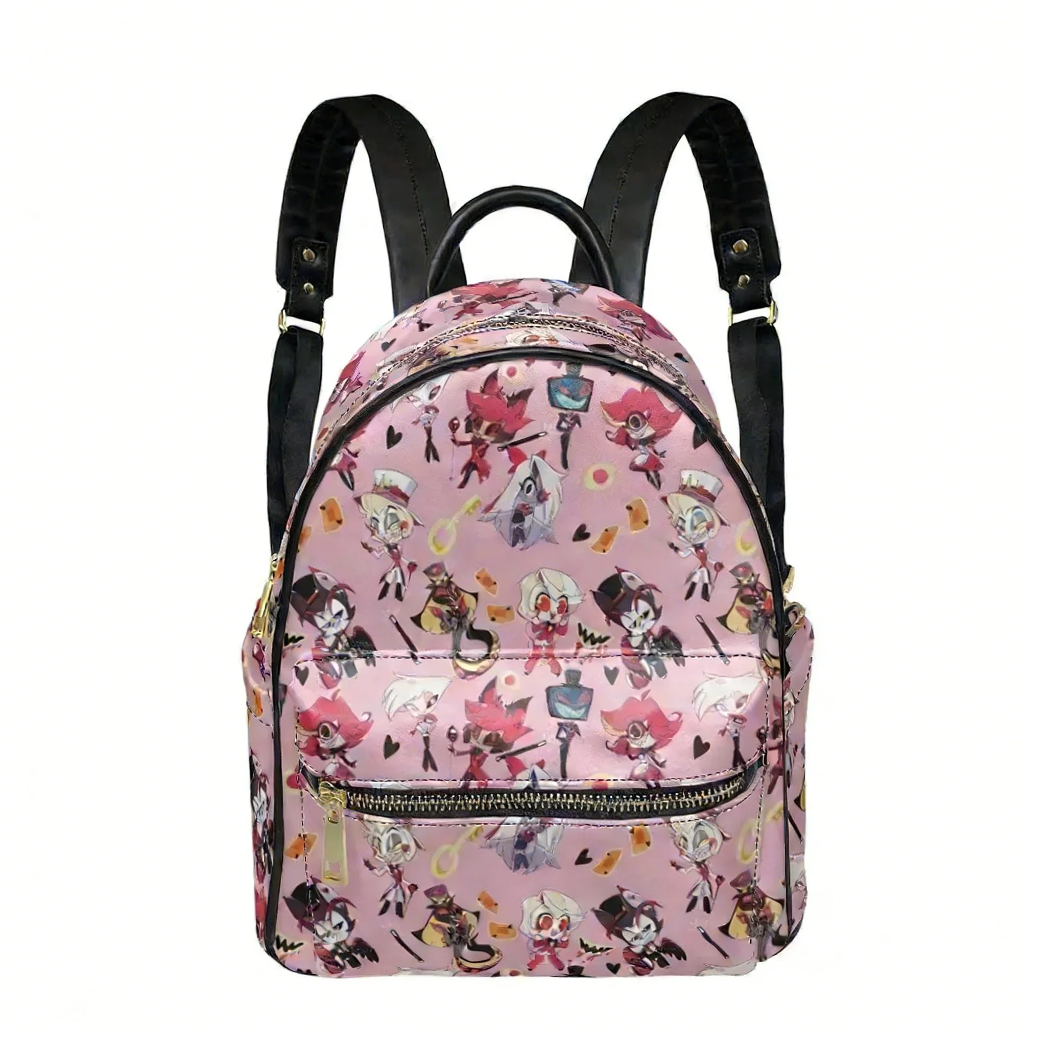 

Hot Comics Hotel Hazbin Backpack Womens Men Personalized Double Shoulder Bag Business Travel Bookbag Rucksack Gift Daypack