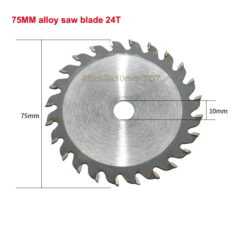 (YY)7Pcs 2025 New 75mm Cutting Disc For Hole Angle 10mm Circular Saw Blade Sander Sanding Tool