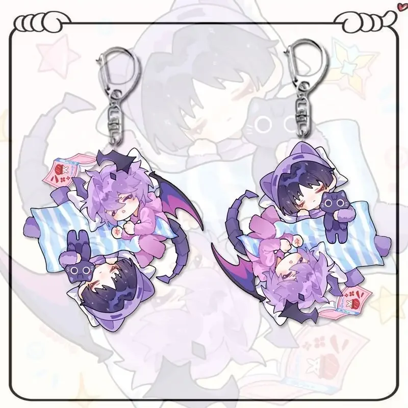 2Pcs Game Cartoon Character Acrylic Keychain Durin Wanderer Everlasting Lord of Arcane Wisdom Figures Pendant Keyring