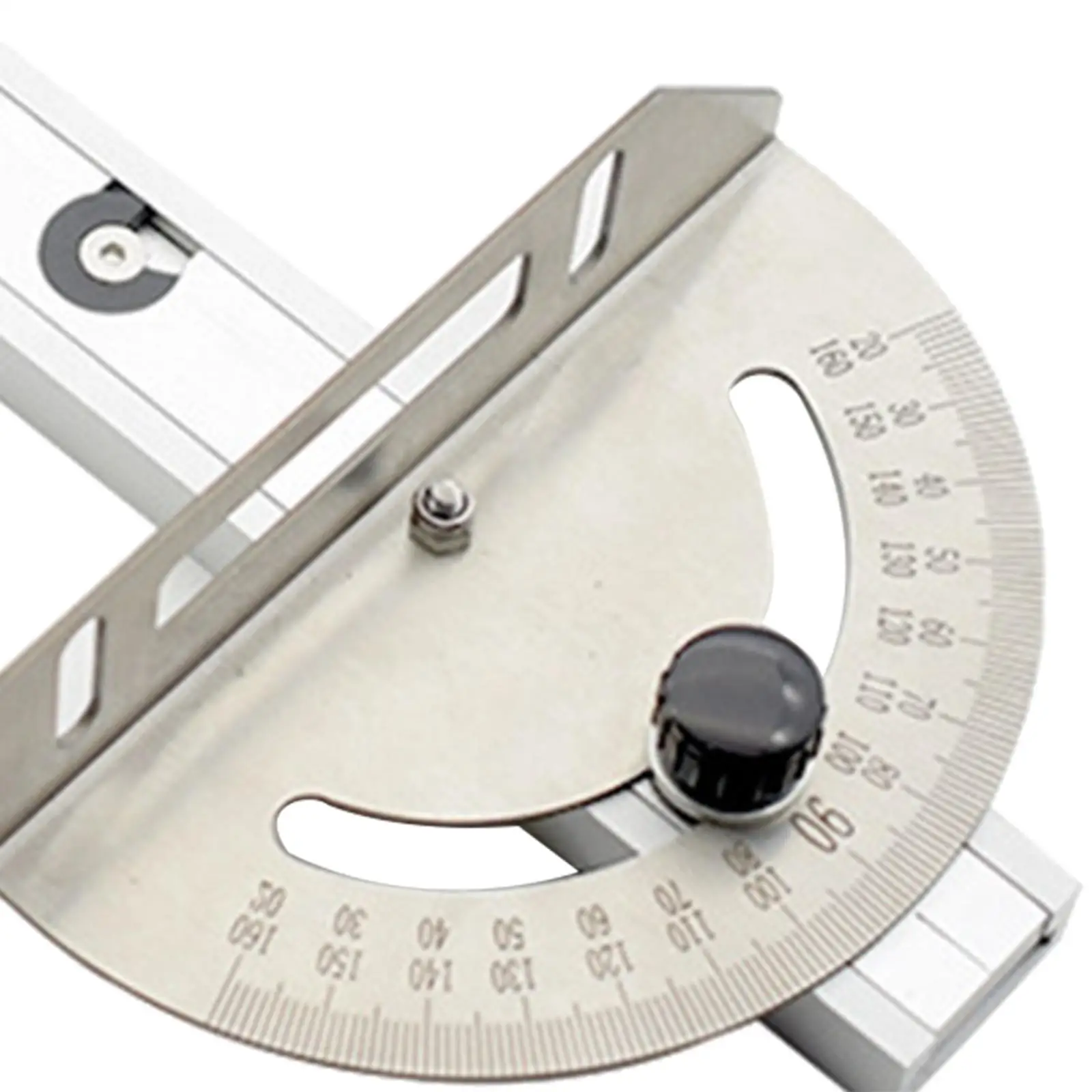 1 Piece Miter Gauge Miter Gauge Table Saw Angle Gauge Ruler Aluminum Alloy Adjustable With T Slot Fence Suitable for