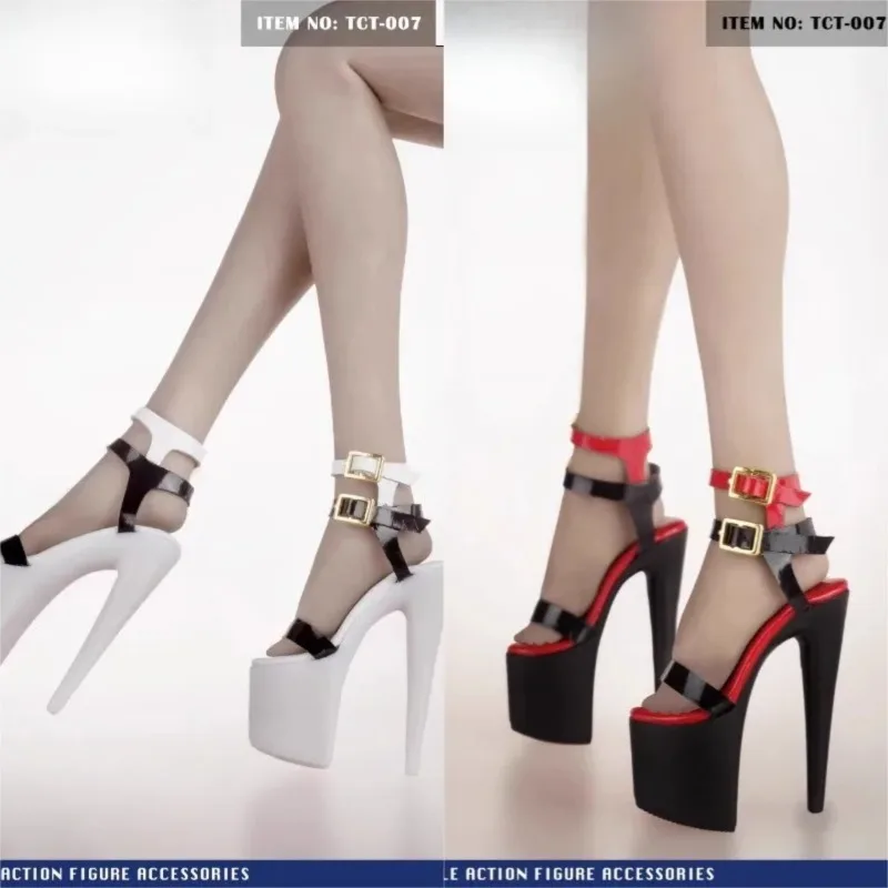 

TCT-007 1/6 Scale Female Hollow Strapped High-heeled Sandals Shoes Soldier Model for 12Inch Toy Figures Hobbies Accessory