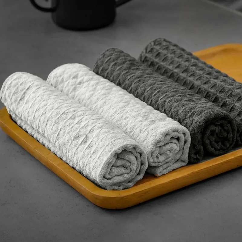 Bar Coffee Cleaning Cloth Absorbs Water and Does Not Shed Lint Coffee Machine Milk Waffle Cleaning Cloth Coffee Tool