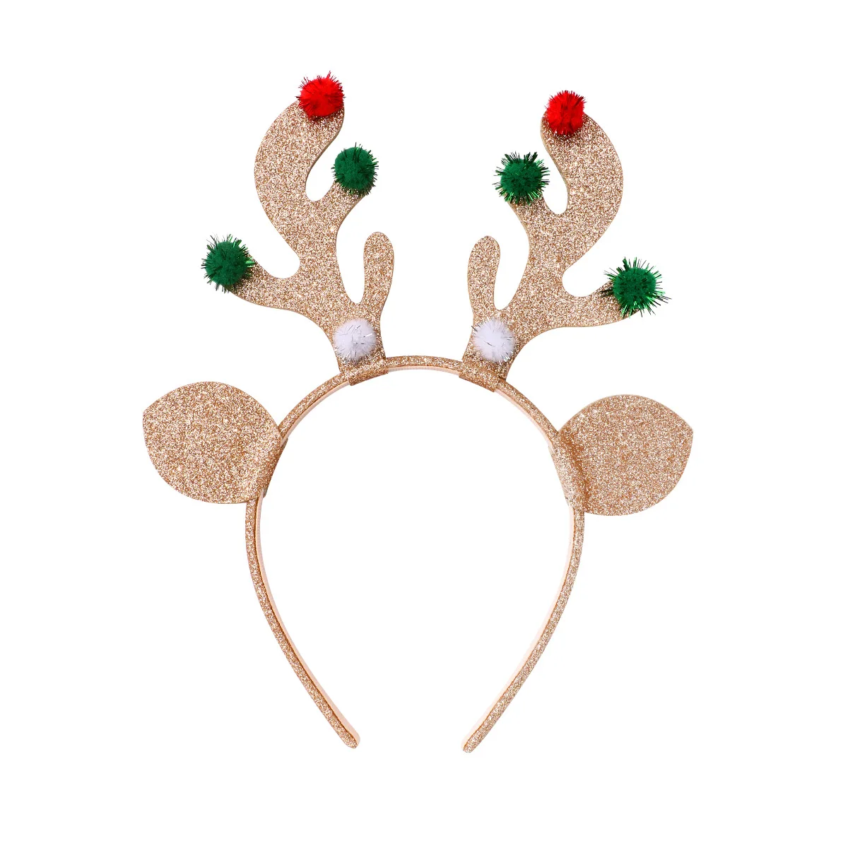 

Creative Cartoon Sequin Antler Headband Christmas Headband Holiday Party Decoration Performance Props