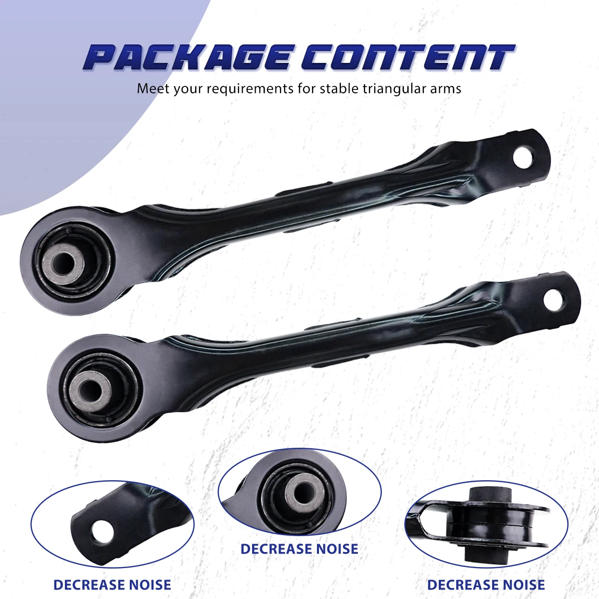 AzbuStag suspensi kiri kanan, 8 buah lengan kontrol bawah belakang untuk Tesla Model 3 5YJ3 Y 5YJY 2017 2018 2019 2020 2021