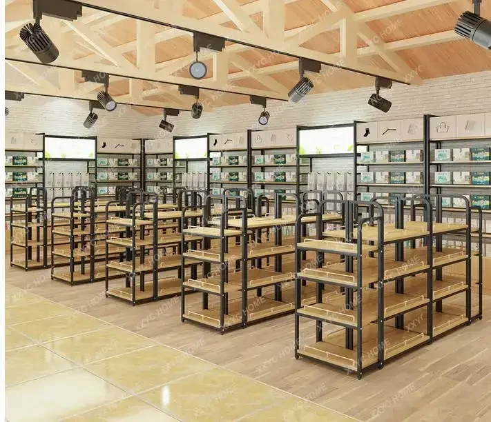 Convenience Store Regale Snack Regale Supermarkt Display Regale Lebensmittel geschäft Vitrinen Middle Island Baby Shop Middl