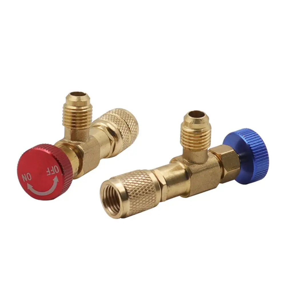 1Pcs Air Conditioning Refrigerant Safety Valve R410A R22 1/4 \