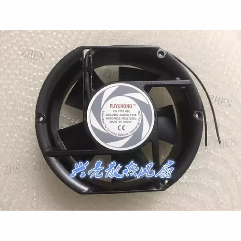 

Y FOR FUYUHONG P/N2155HBL 220V/240V 0.22A 17CM Cooling Fan