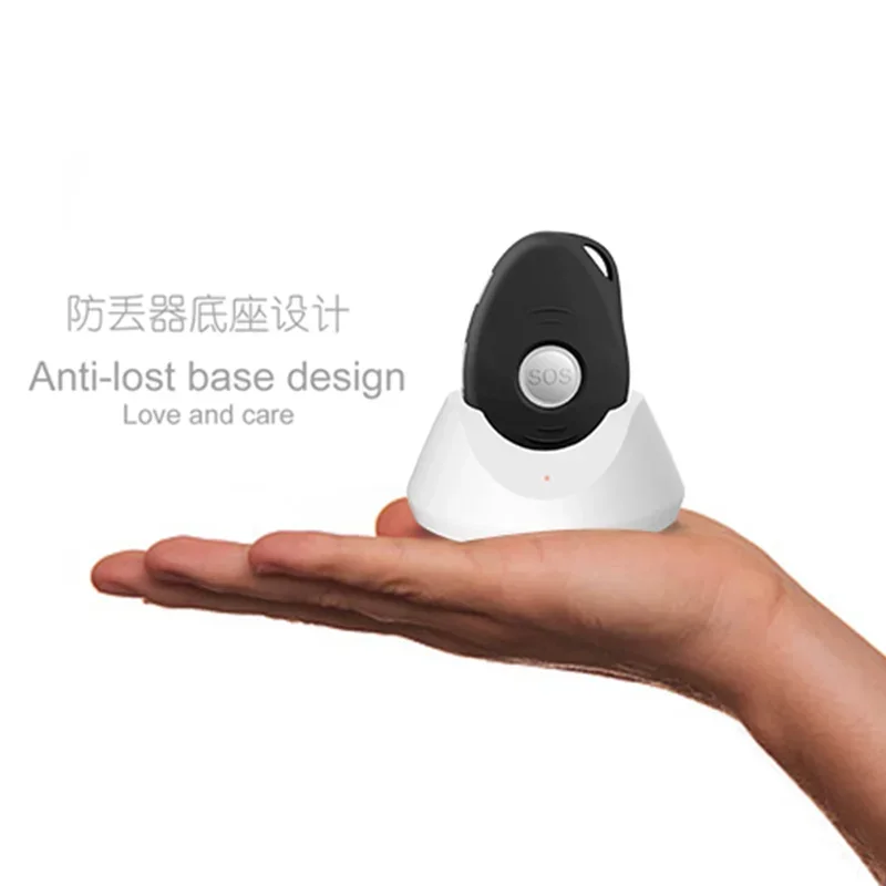 2025Real Time GPS Tracking Device EV07B 4G LTE Elderly Locator with Charging Base DS1 SOS Function GSM Positioning Waterproof
