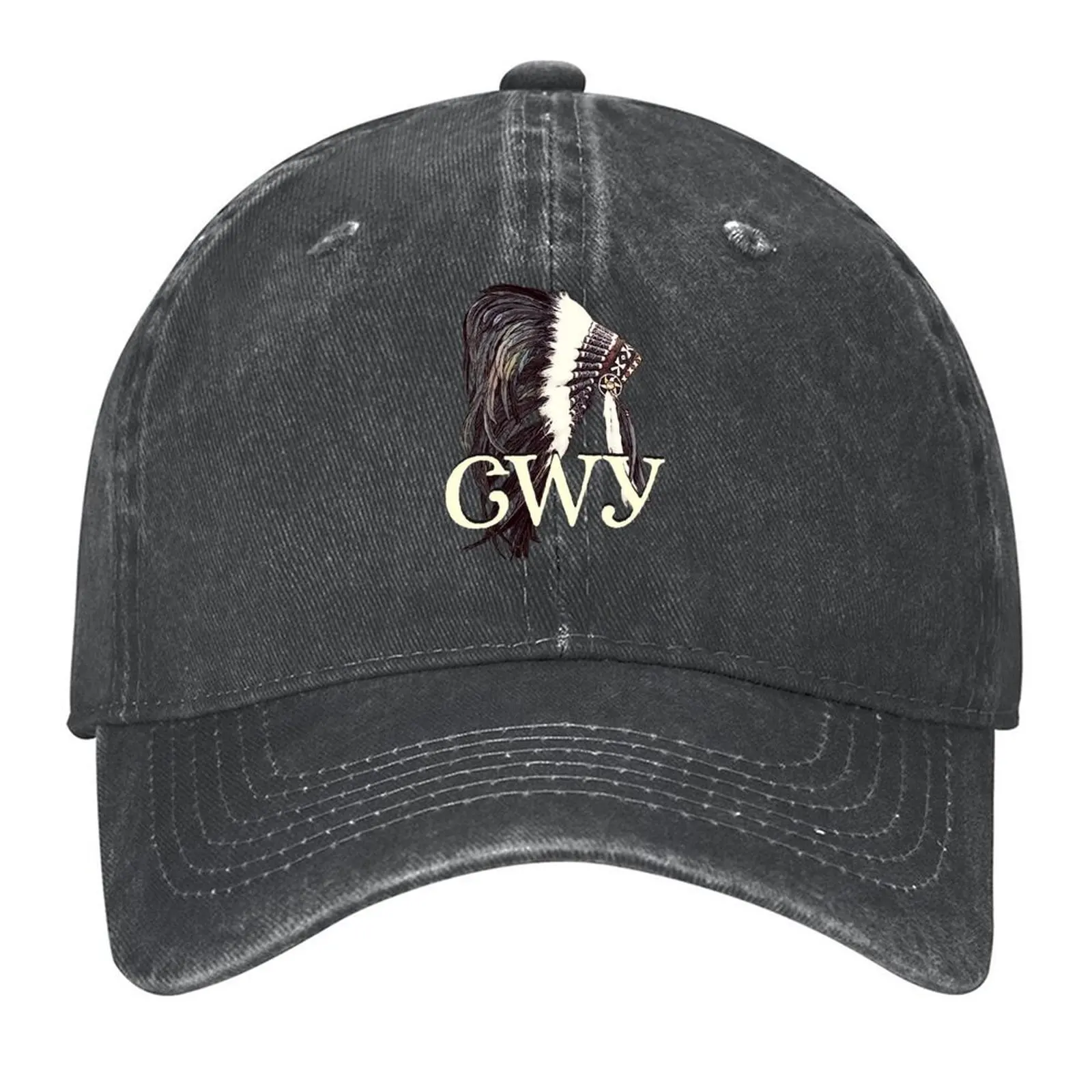 

Cherokee (Cherokee Language) Headdress Baseball Cap Snap Back Hat Custom Cap Hat Man Luxury Trucker Cap Men's Baseball Women's