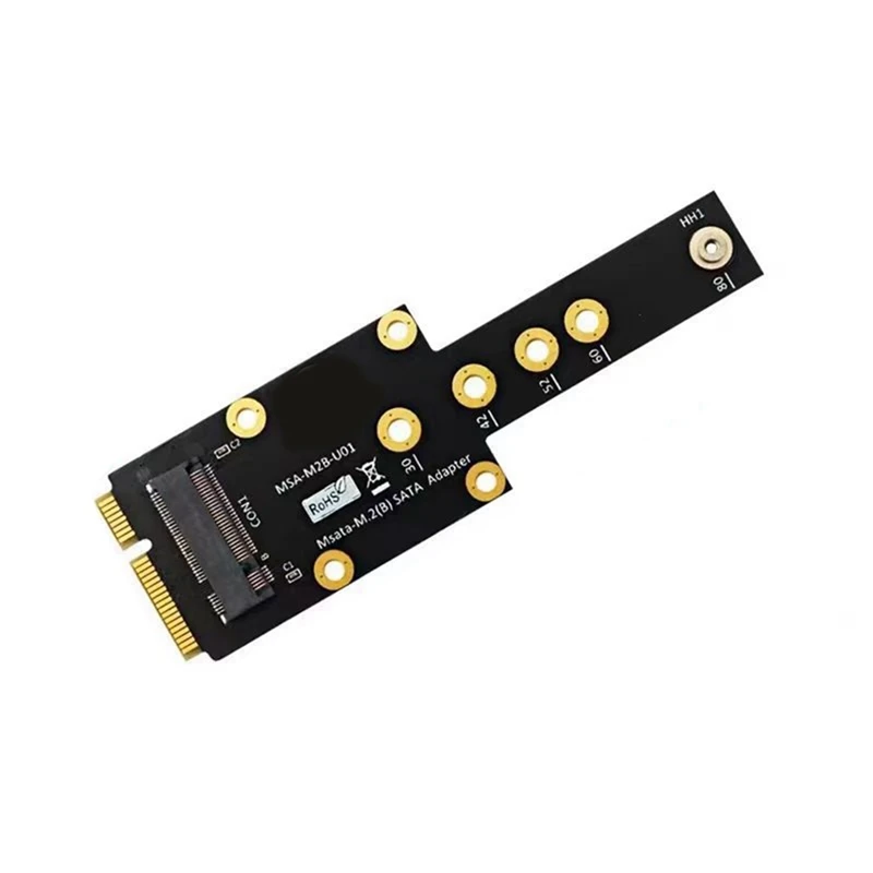 MSATA To NGFF KEY B SSD Adapter Card Riser Card Module Multi-Function As Shown NEW M.2 KEY B L To MINI PCIE Module