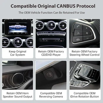 適用於賓士 GLA CLA GLC GLK ML W205 W176 C117 的無線 CarPlay/Android Auto 12.3 吋觸控螢幕多媒體收音機接收器 8 最佳銷售 賓士GLK螢幕 - №3