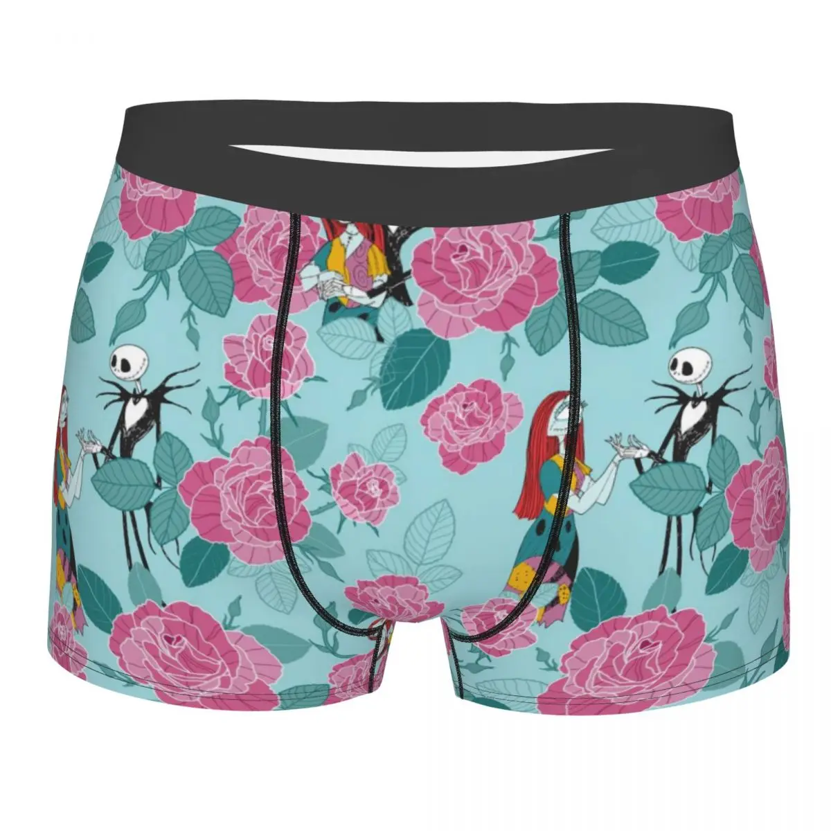 

Нижнее белье Джека Скеллингтона на заказ, мужские трусы-боксеры с принтом «Кошмар перед Рождеством», шорты, дышащие трусы