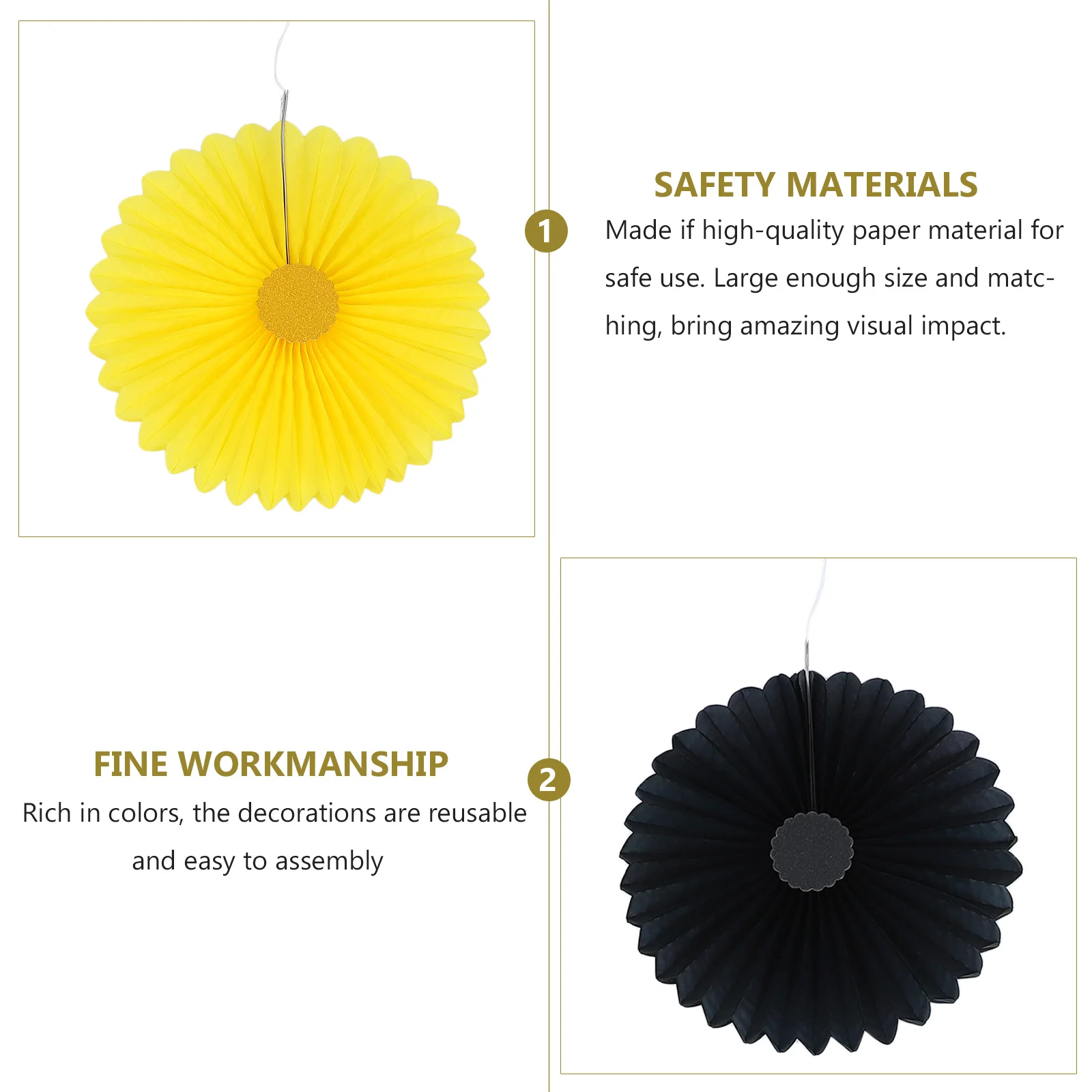 

8pcs Honeycomb Paper Fan Decor Set Large Size Party Decorations For Birthday Wedding Festival Shower Home Decoration