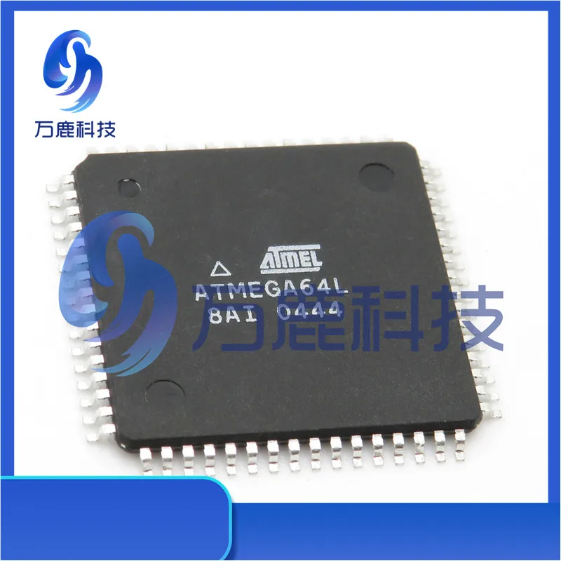 Atmega64L-8Ai 8-Bit, Flash, 8Mhz, Risc Microcontroller, Pqfp64