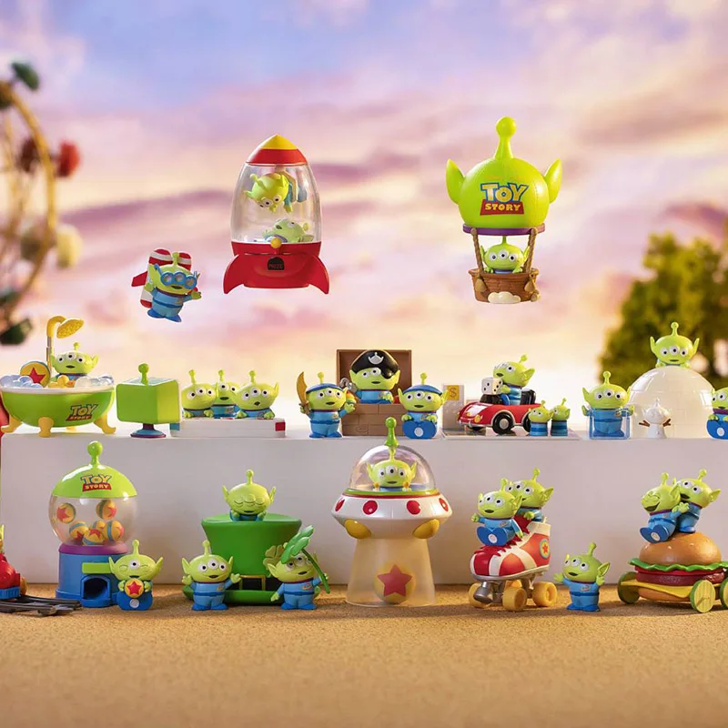 Disney Pixar Toy Story Alien\'s Days Series Action Figure Toys Dolls Funny Aliens Days Figures Toys Gifts for Children Decoration