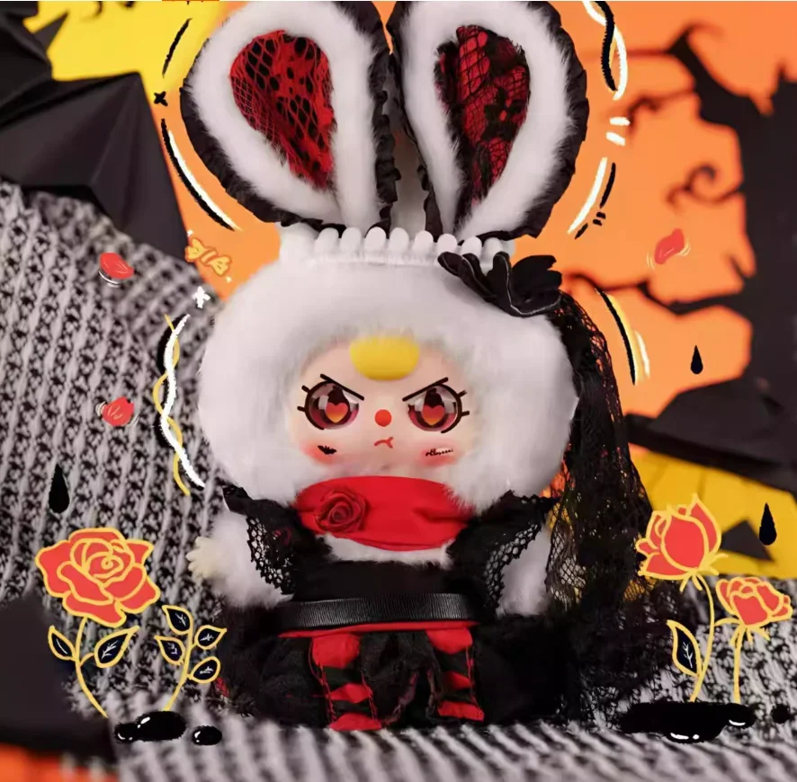 Original Baby Three Halloween Castle Adventure Series Plush Blind Box  Bag Pendant Collection Model Kids Halloween Gift