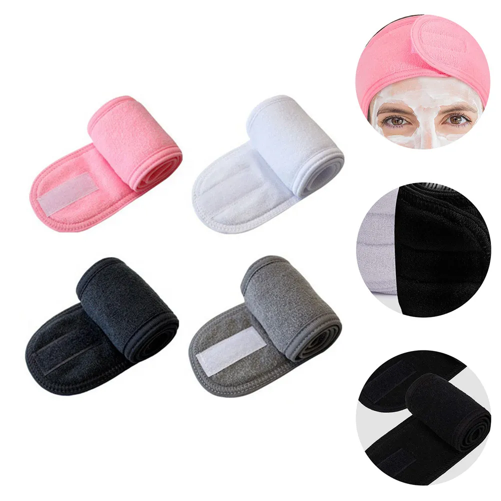 

4 шт. повязки для волос для женщин, повязки на голову для макияжа и умывания, портативные, прочные, в подарок подросткам