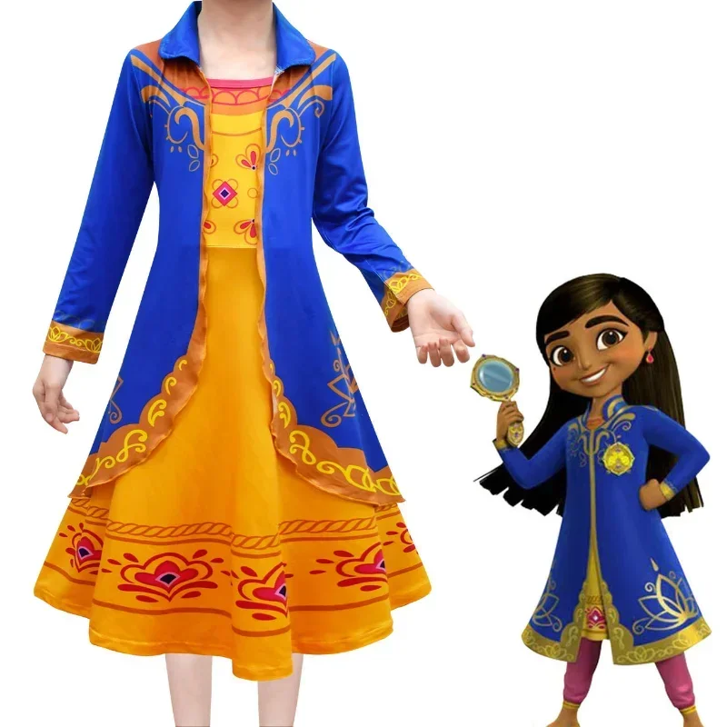 Robe de Cosplay avec Poignées Royales pour Bébé Fille, Costume d'Halloween, de Barrage, Vêtement d'Hiver, de ixde Noël, pour Enfant