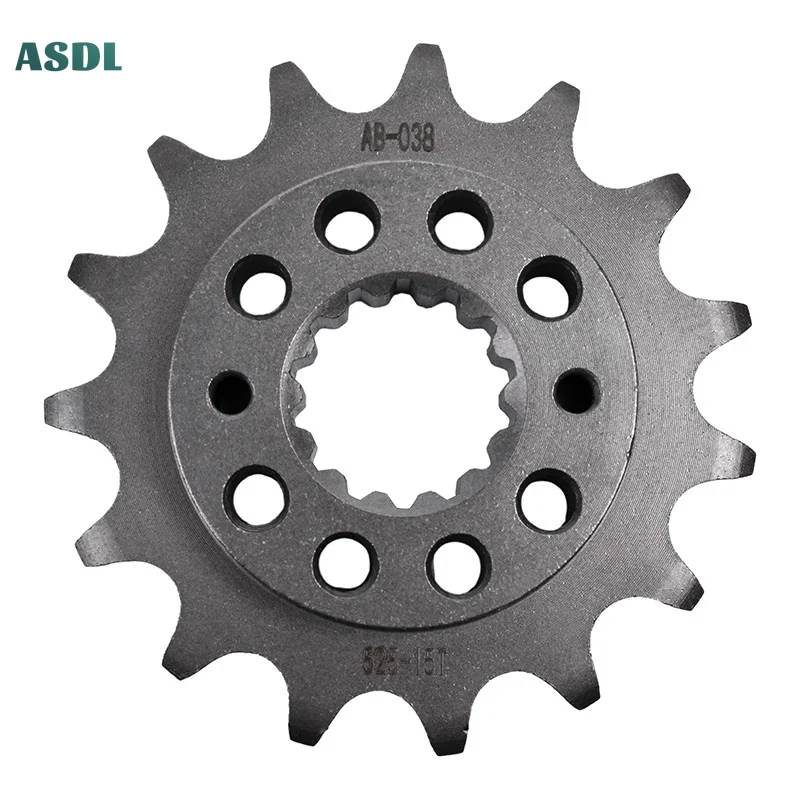 525 15T Motorcycle Front Sprocket 20CrMnTi For Ducati 795 796 916 Monster 937 950 Multistrad 2017-21 996 916 Sport Touring 02-05