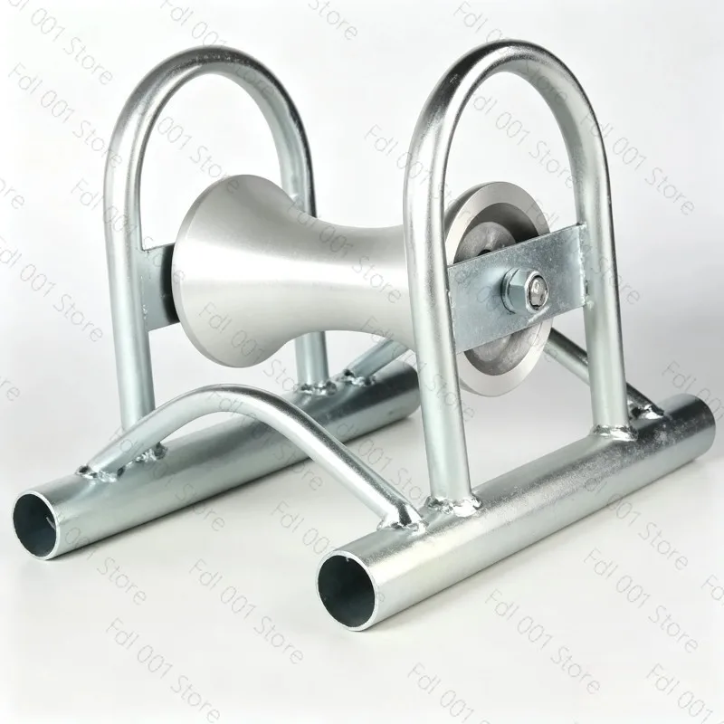 Alloy Grounding Cable Pulling Roller Available With Nylon Pulley Or Aluminum Wheel For Cable Construction Wiring Operation