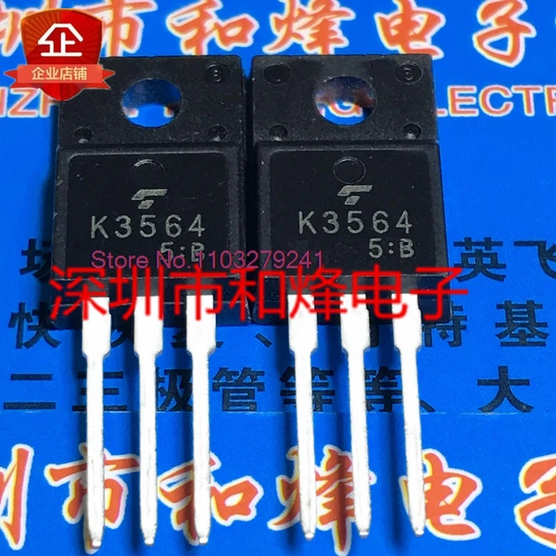 （5PCS/LOT）K3564 2SK3564  TO-220F 900V 3A