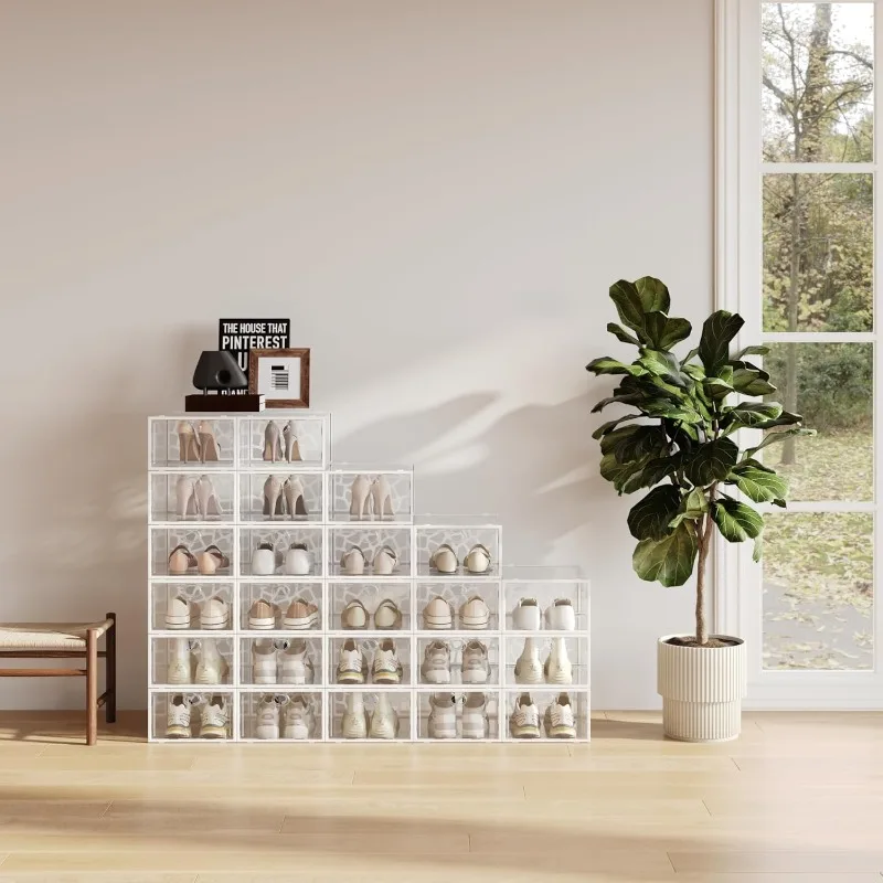 

Large Shoe Boxes Clear Plastic Stackable