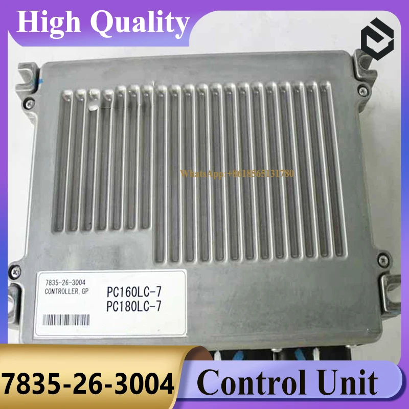 

7835-26-3004 7835263004 ECU ECM Controller With Program Engine Control Unit for Komatsu PC160-7 PC160LC-7 PC180LC-7 Excavator