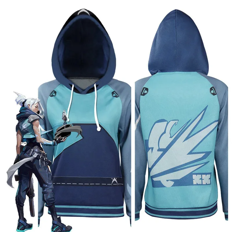 

Костюм для косплея Valorant Viper Raze, толстовки на молнии, мужская и женская куртка, толстовка в стиле хип-хоп, винтажная уличная одежда на Хэллоуин