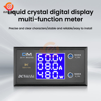 DC 0-50V 0-100V 0-500V 5A 10A LCD Digital Voltmeter Ammeter Wattmeter Current Energy Meter Detector Tester for Electrician Tool
