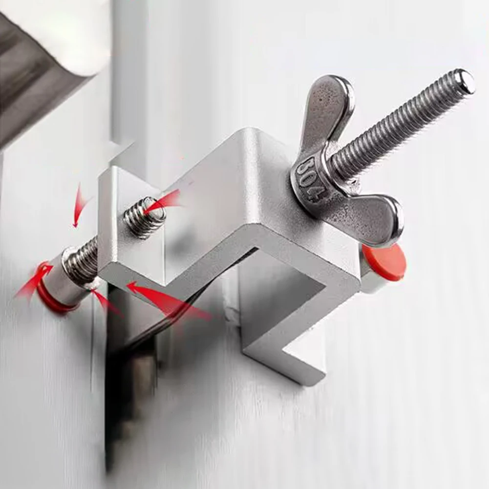 Portable Door Lock Travel Hotel Lock Privacy Door Lock For Any Doors Anti-Theft Door Stopper For Home Security image 4